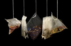 différents sache de thé dont la tisane de thym