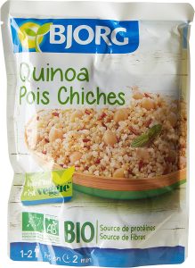 BJORG - Plat Cuisiné Quinoa Pois Chiches - Plat Préparé Bi