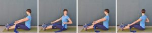 exercice elastique triceps