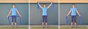 exercice elastique triceps