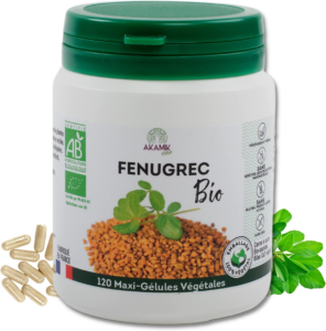 Fenugrec Biologique | Complément alimentaire 2320mg |120 gélules pures et naturelles | Pour stimuler allaitement | Croissance cheveux | Poitrine, fess