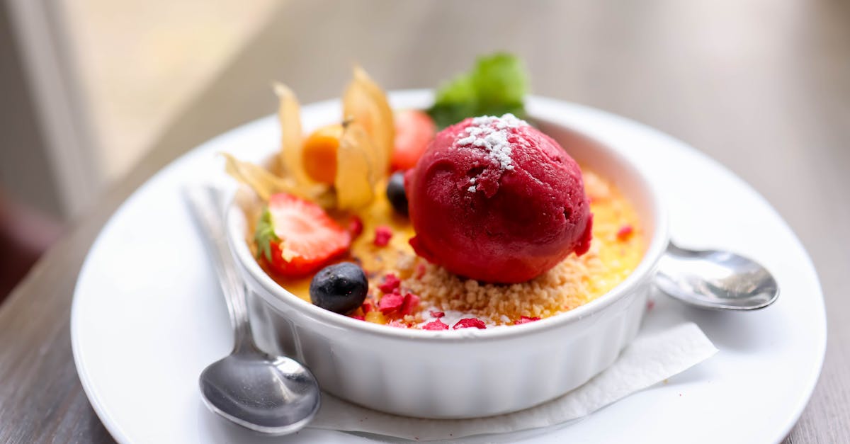 découvrez tout sur le sorbet : une délicieuse alternative glacée, légère et rafraîchissante, idéale pour tous vos desserts d'été. ingrédients, recettes et astuces pour réussir votre sorbet maison !